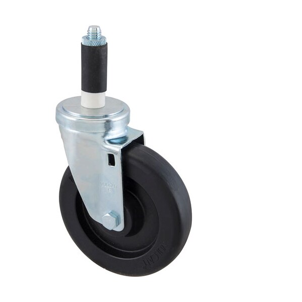 Caster, Stem 5"Od, Swvl, Bl Ack